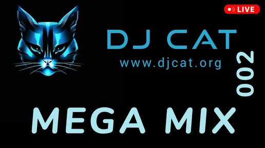 DJ CAT - MEGA MIX 002 - техно хаус драм-энд-бейс хип-хоп дабстеп - мега микс - сборник 2024 2025