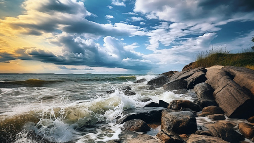 Настроение будет лучше если смотреть на море во время шторма. Движение волн расслабляет, снимет напряжение и тревогу говорят психологи.