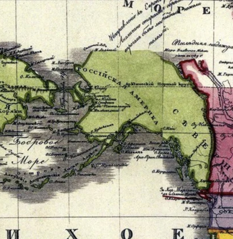 Карта Российской Империи 1850г