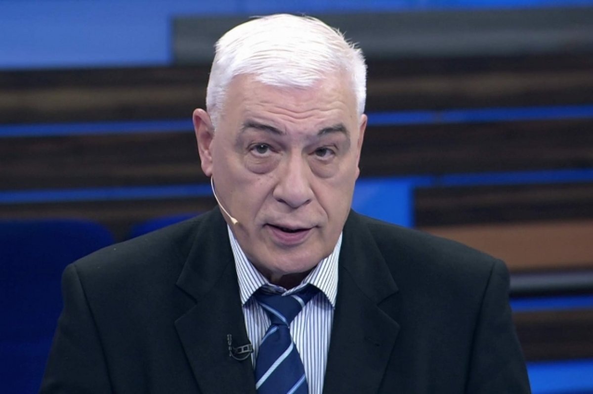 Скриншот эфира. Евгений Бужинский. 