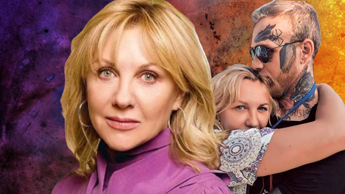 Елена Яковлева, актриса с сыном Денисом