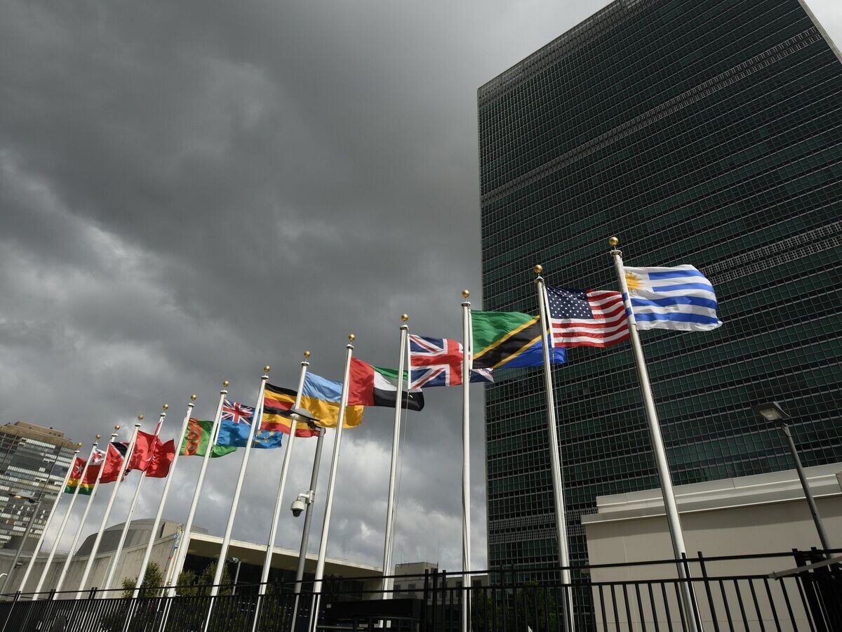    Штаб-квартира Организации Объединенных Наций в Нью-Йорке© РИА Новости / Роман Махмутов