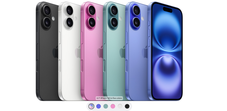    iPhone 16. Источник: apple.com