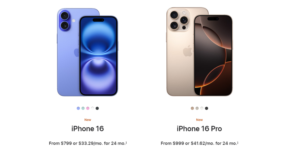    iPhone 16. Источник: apple.com