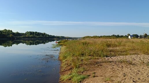 Вчерашняя работа на огороде. Давно не ходил к речке.