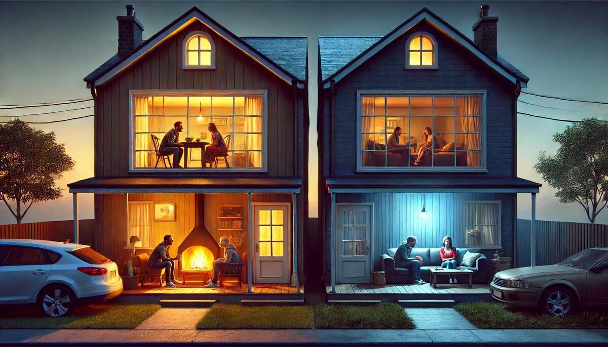 Два дома, две судьбы.