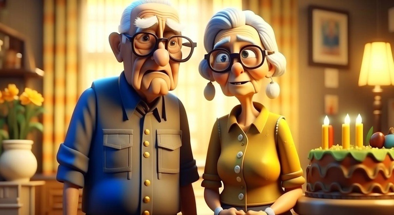 Фото от Назара Экгардт, на основе запроса в сервис ИИ, так он видит счастливых пенсионеров)