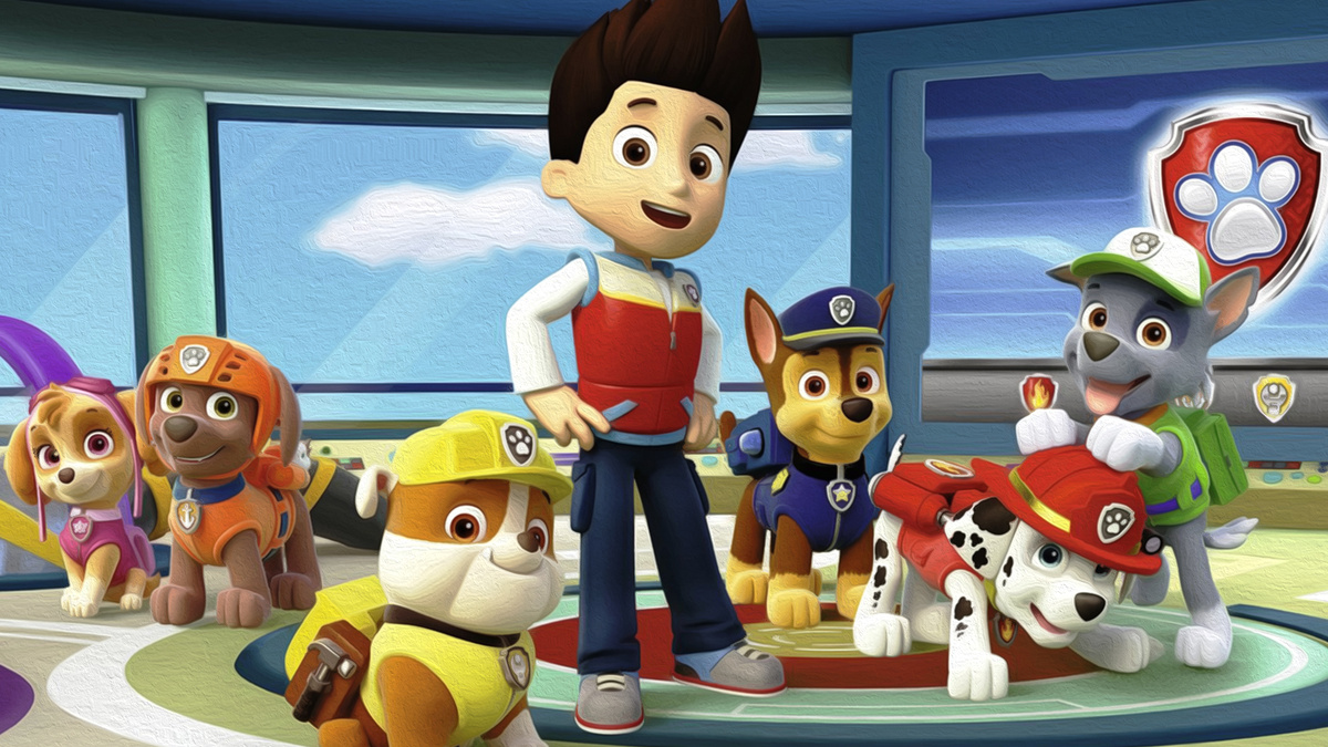 Кадр из мультфильма "Щенячий патруль" (Paw Patrol)