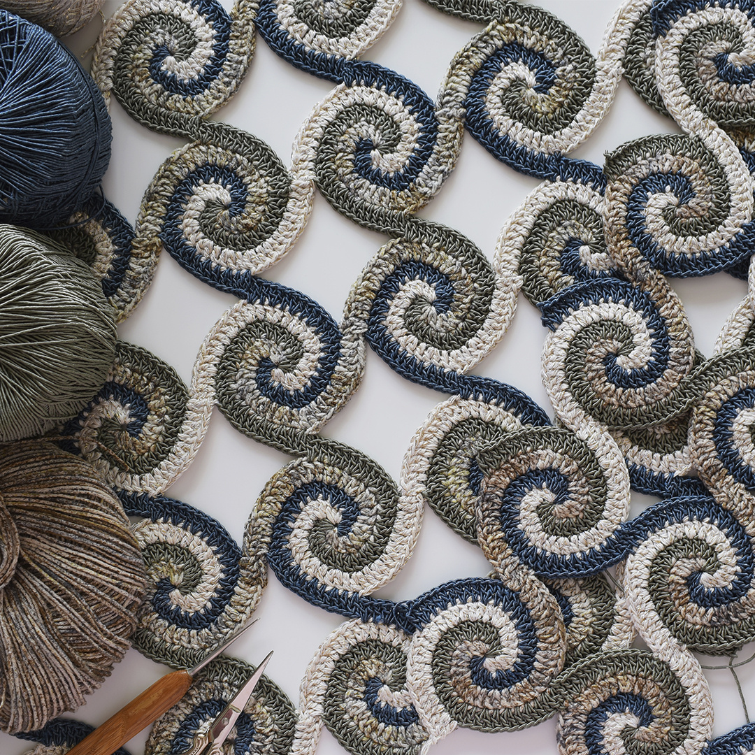 Промежуточный вариант вязания жилета