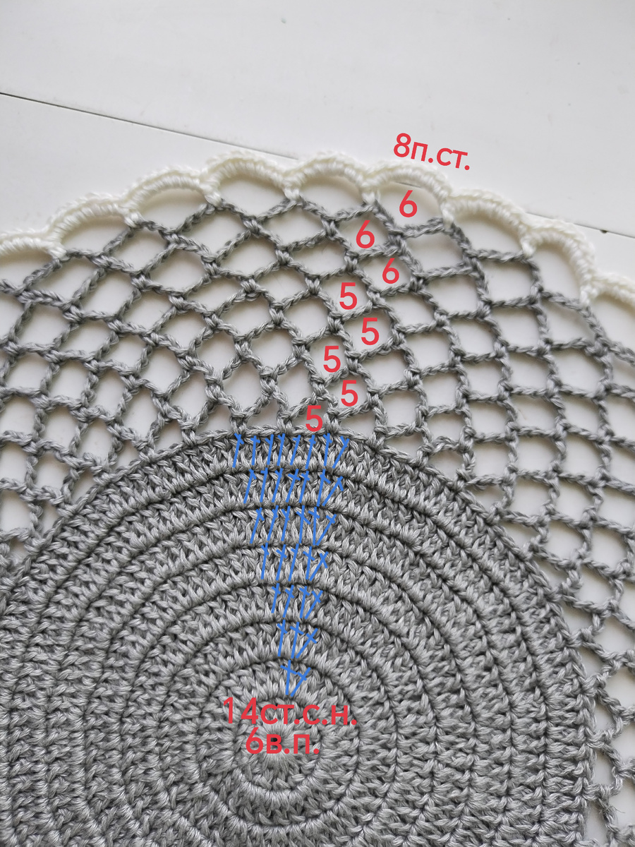 Лён в 2 нити. Крючок №3.
