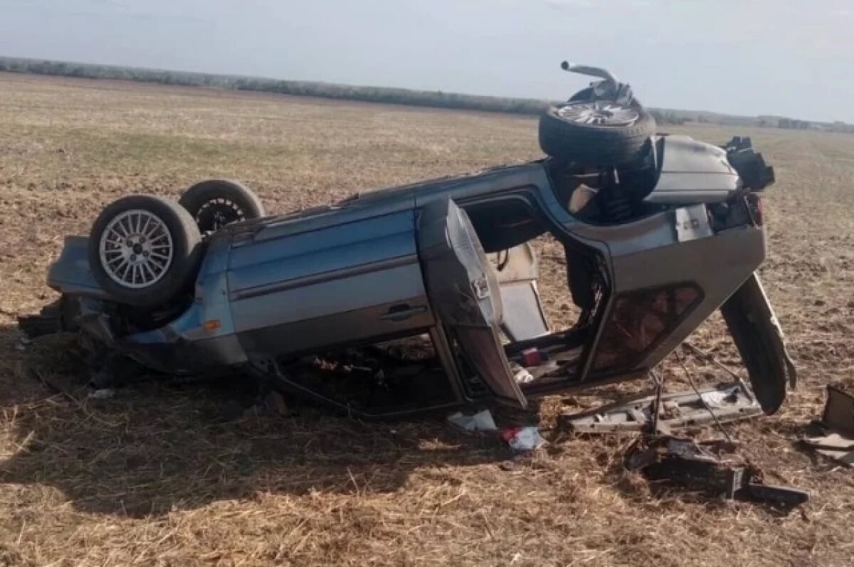    На Кубани перевернулся автомобиль с пьяным 17-летним водителем