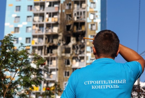    Последствия падения беспилотника в Московской области