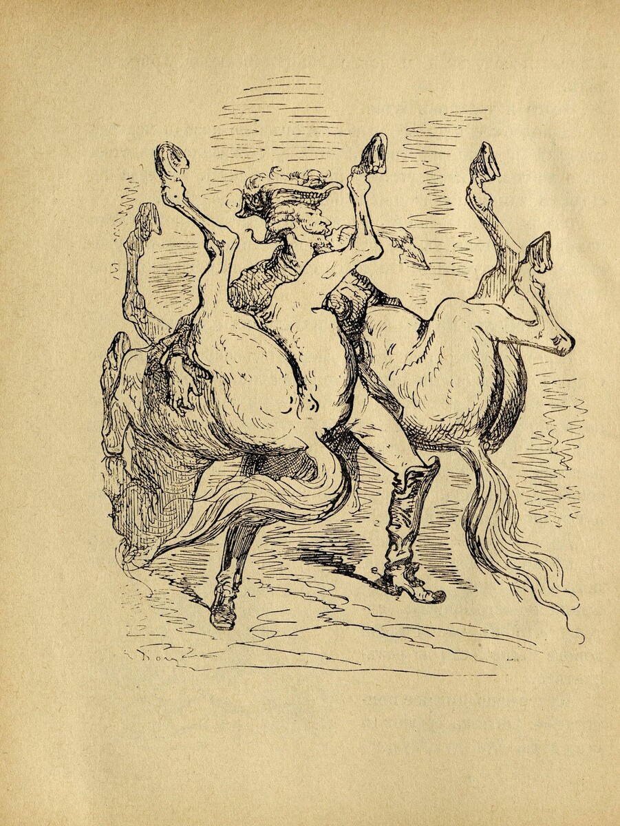 Приключения Мюнхаузена / Распэ Э.; ил. Густав Доре ; Москва : Детиздат, 1937