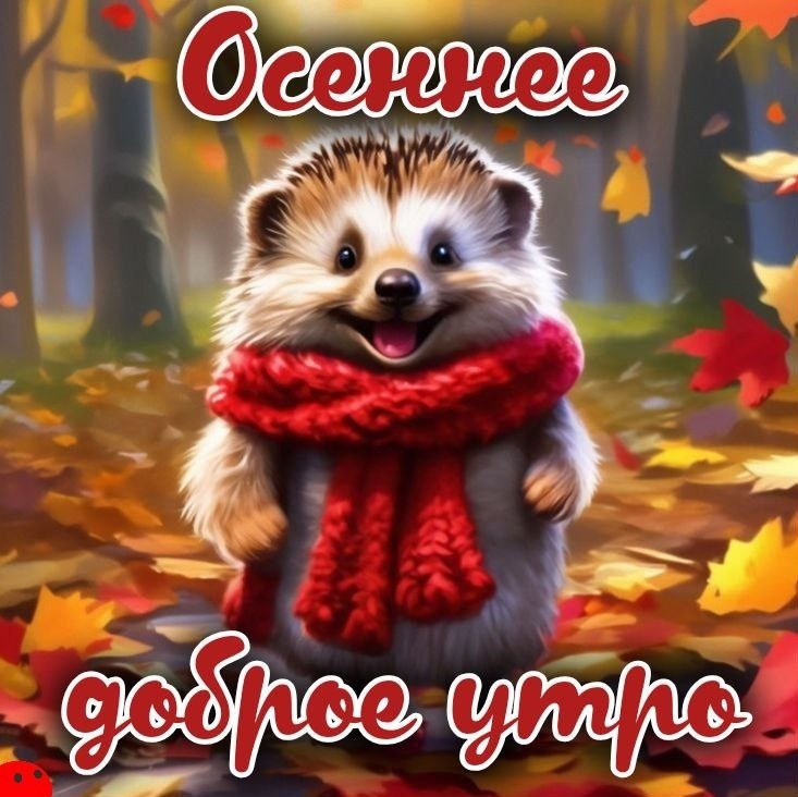 Осеннее доброе утро.