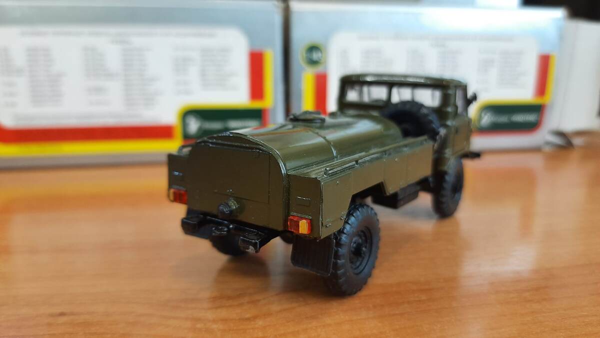 Коллекционная автомодель ГАЗ-66, масштаб 1:43, из личной коллекции автора