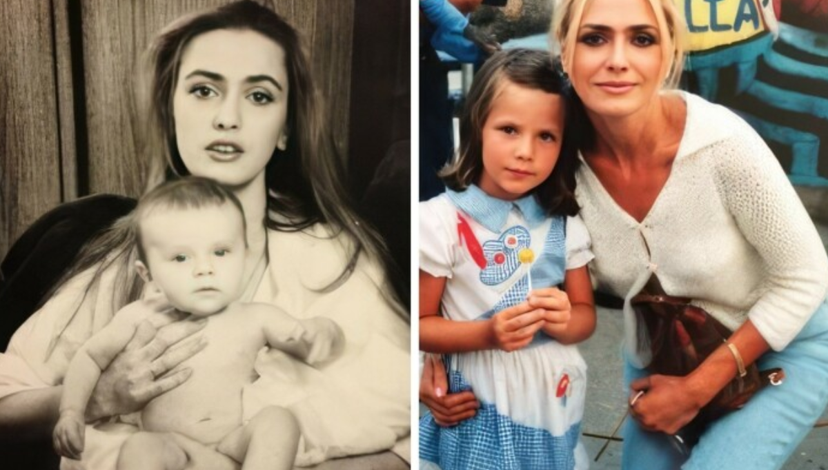 Антонина Паперная в детстве с мамой, актрисой Ольгой Сумской