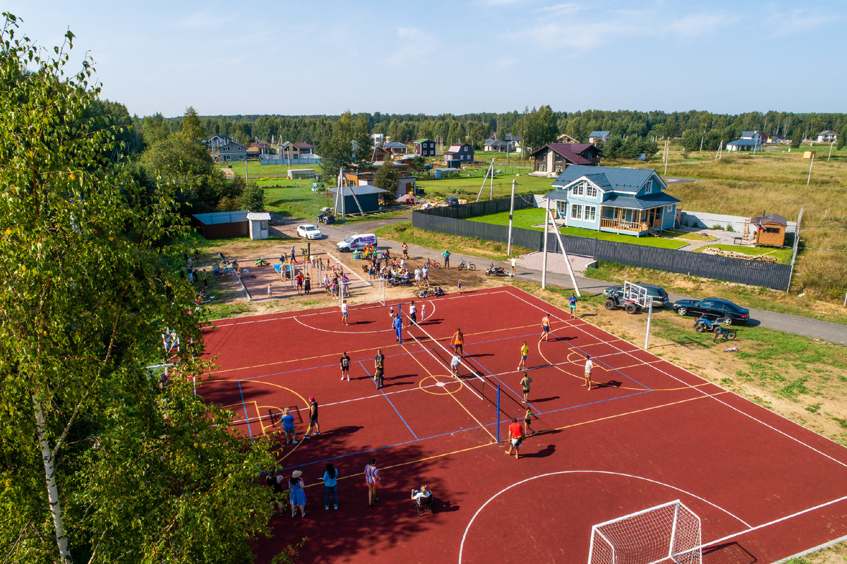 Спортивная площадка, расположенная в коттеджных поселках "Мечта" и "Мечта-2" https://sigmax.su/