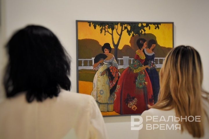 Работа Леонида Плетнева «Три дамы». Фото: Екатерина Петрова