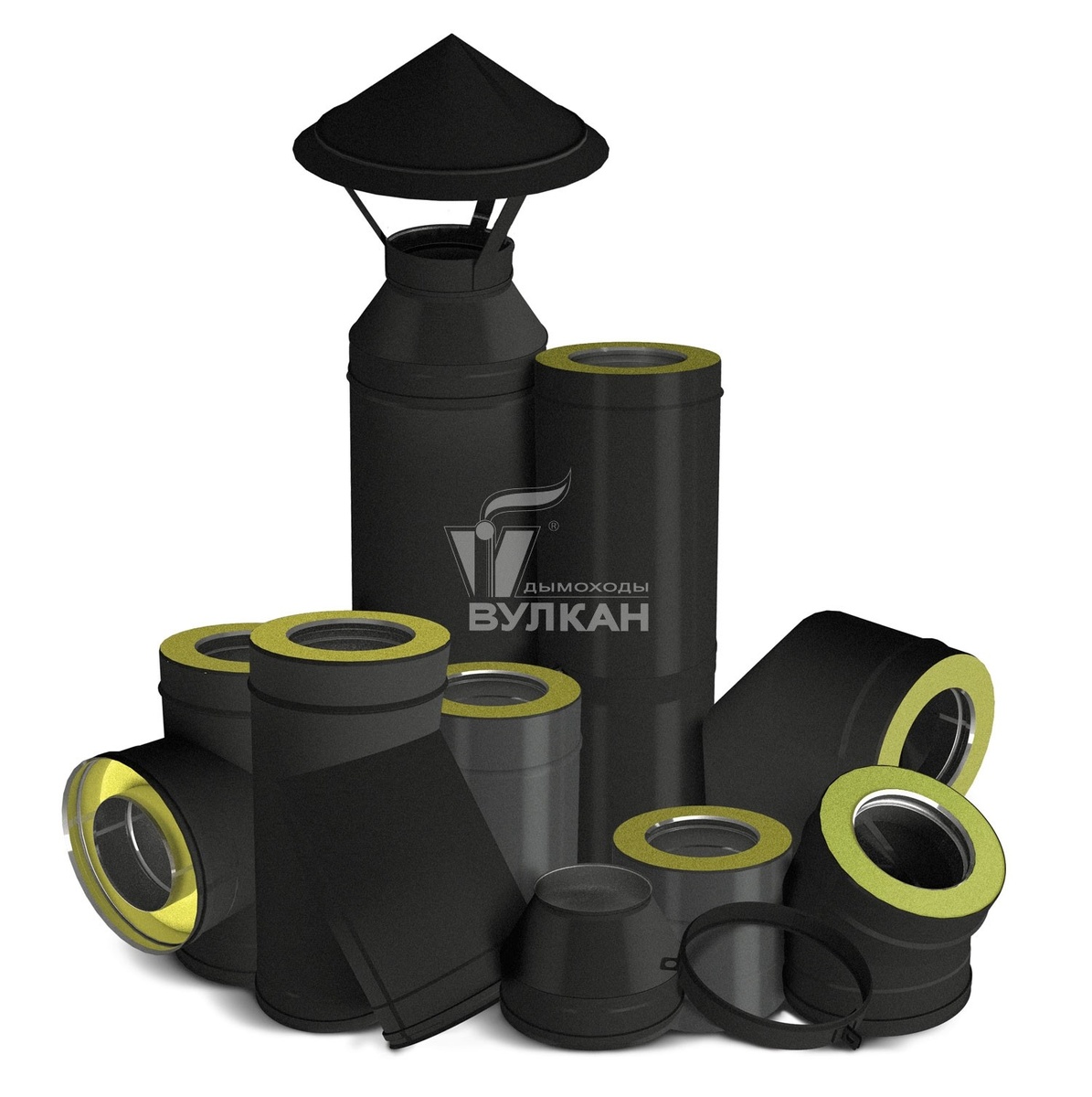 Дымоходы "Вулкан", серия VBR