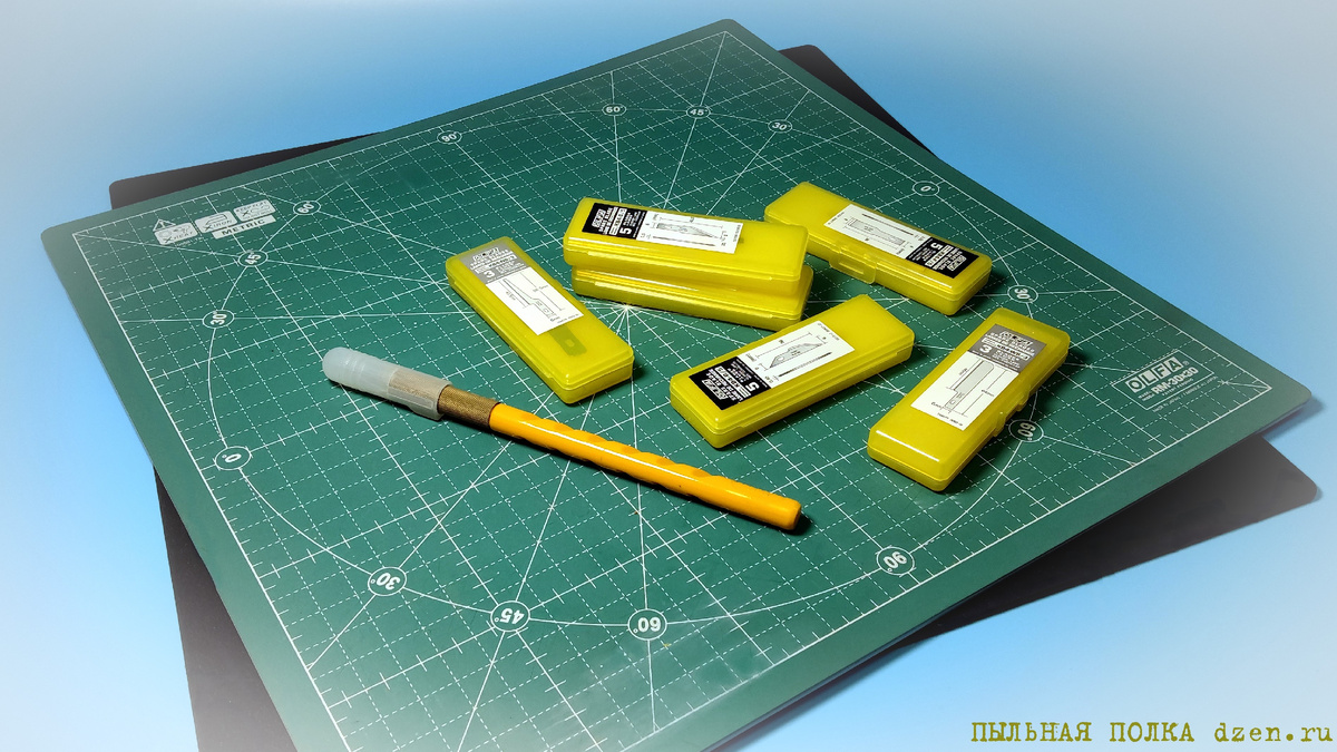 OL-AK-1/5B Нож с перовым лезвием, 6 мм.