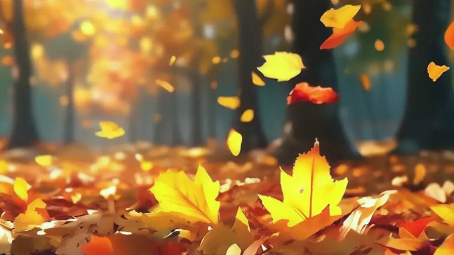 Если 11 сентября листья быстро опадают с деревьев, зима будет суровой. Фото: shedevrum.ai