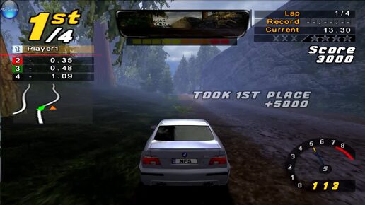 NFS Hot Pursuit 2 PS2 - За рулем серебристого BMW M5