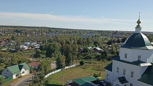 Поднимаемся на колокольню п. Лежнево Ивановской области. Колокольный звон.