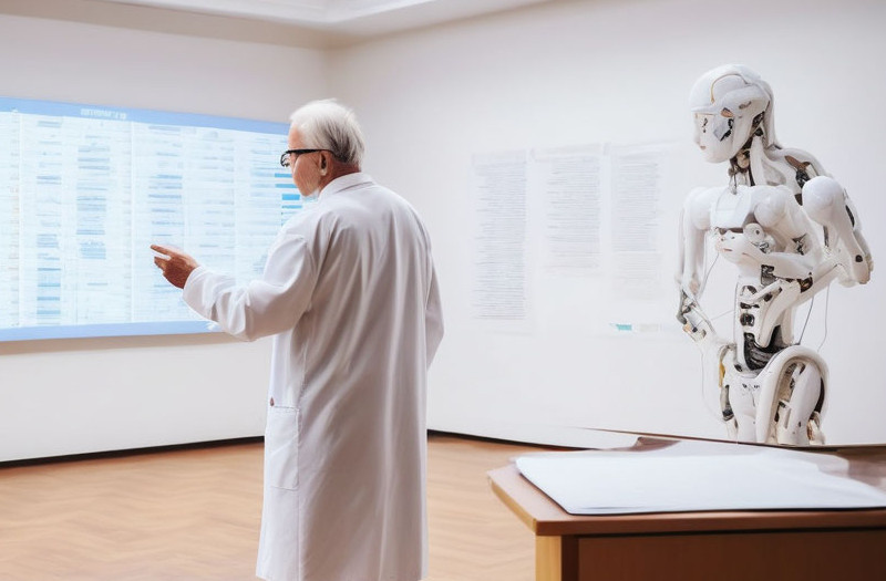    Будущее науного познания (изображение создано нейросетью Сбера)