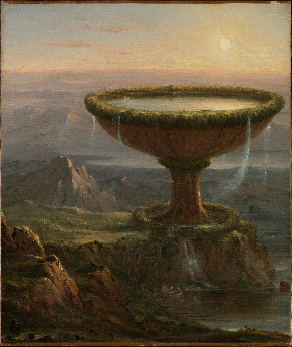 The Titan's Goblet. Thomas Cole