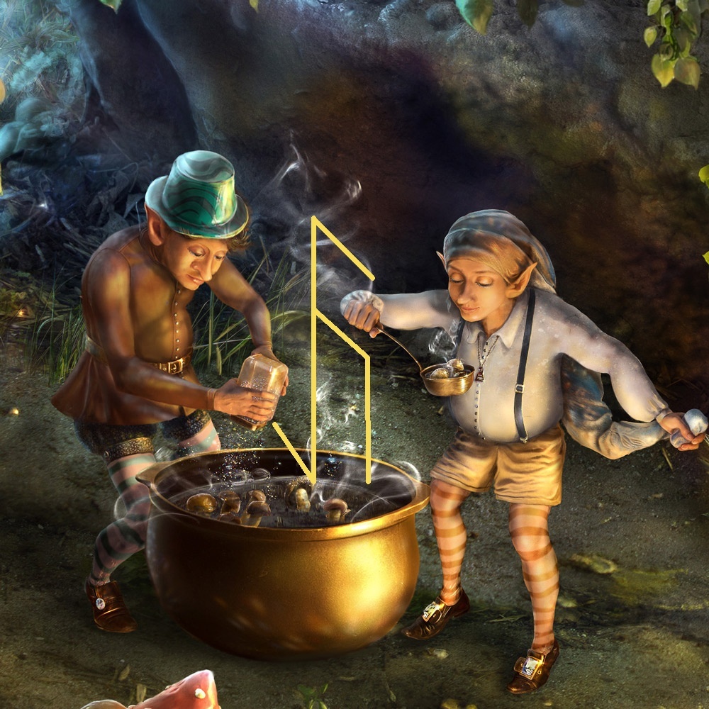 Гальдрстав АЛУ благословляет пищу