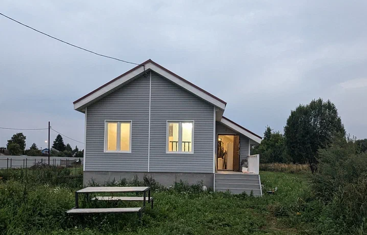 Жилой дом на одном из моих участков, который я брала в аренду у администрации