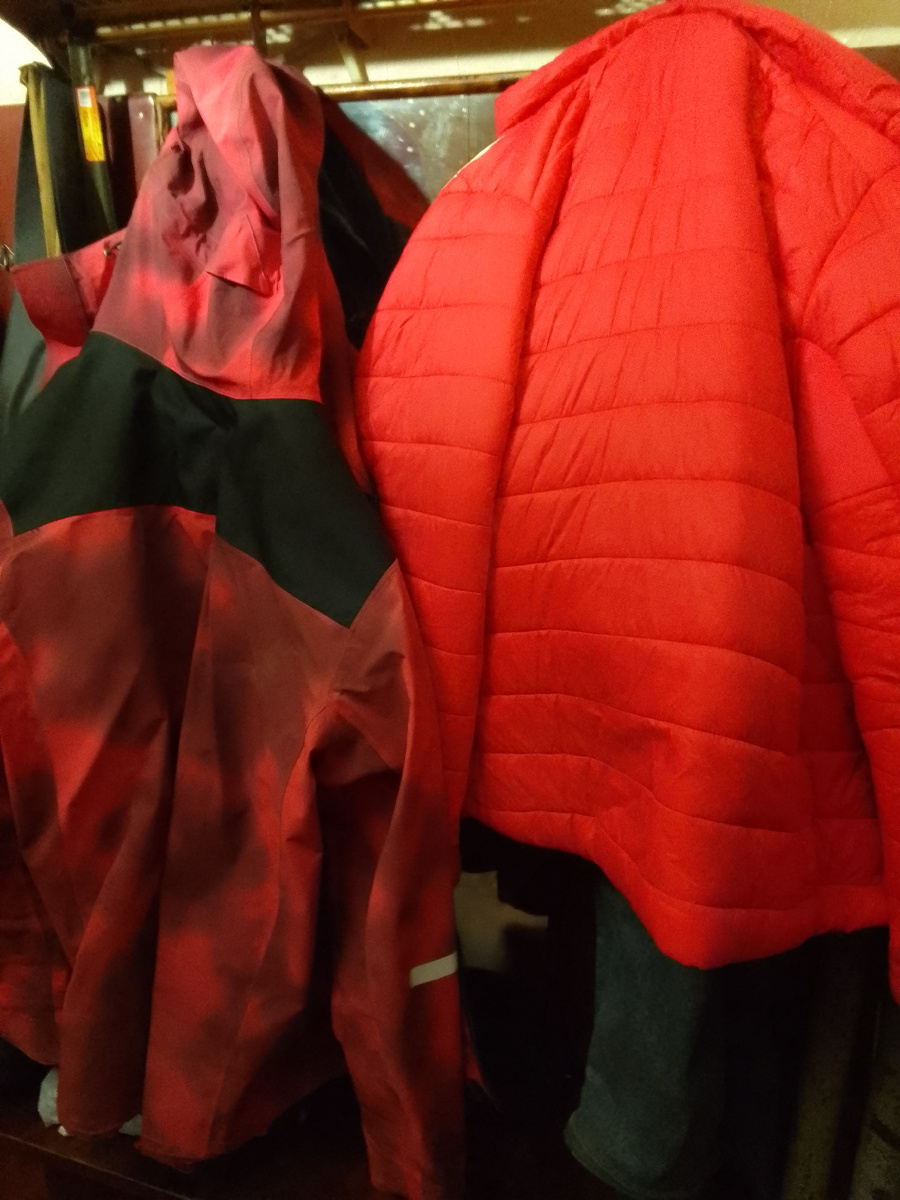 Одежда которую выдает компания самокат(+ещё футболку на лето). Личное фото.