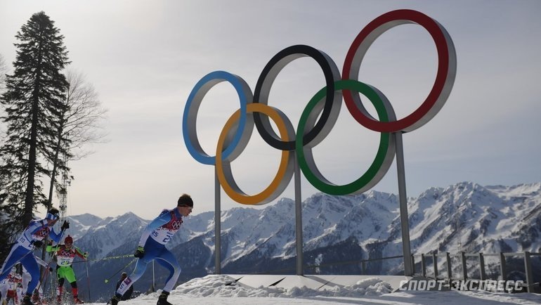    Евгений Устюгов на Олимпиаде в Сочи.Федор Успенский