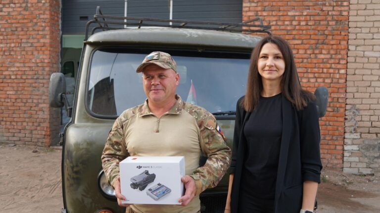    Бузулучане передали бойцам СВО дизельный генератор и квадрокоптер Кристина Просвиркина