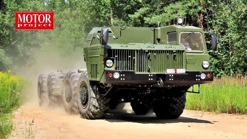 МАЗ-543М на грунтовых дорогах в окрестностях Минска