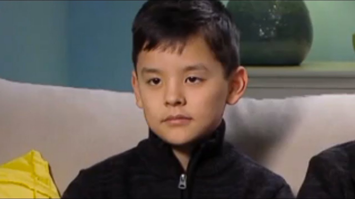 Колин в детстве