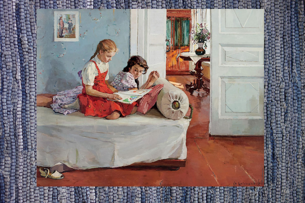 Картина Копниной "Девочки"