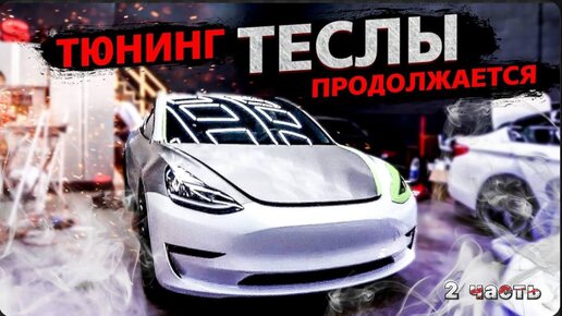 2 Часть / Тюнинг TESLA MODEL 3 / Поедание индеек / Продул дырочку по знакомству / Все сначала !