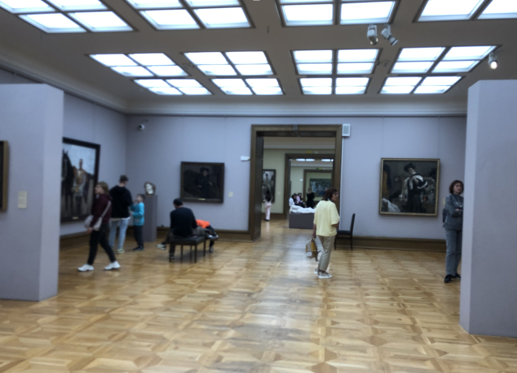 Третьяковская галерея. Зал произведений Валентина Серова