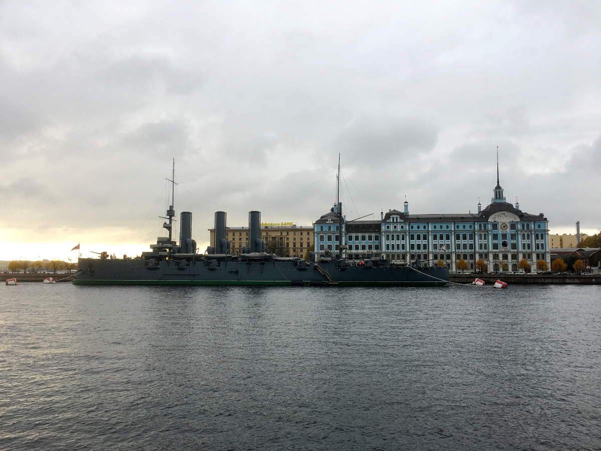 Крейсер «Аврора», Санкт-Петербург. Фото автора
