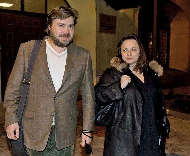 Константин со своей первой супругой