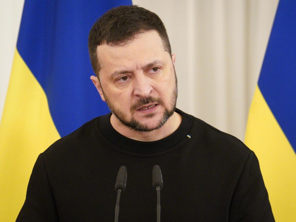    Президент Украины Владимир Зеленский© AP Photo / Roman Koksarov