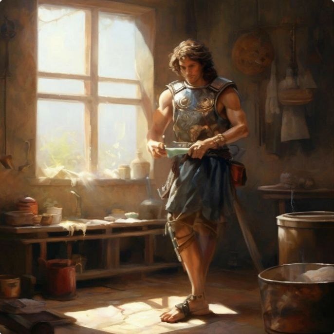 Воин дома, Марс в Раке.