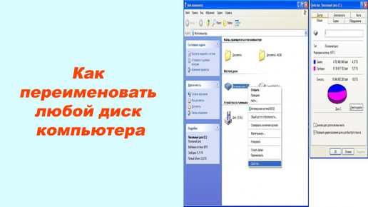 Как переименовать любой диск компьютера