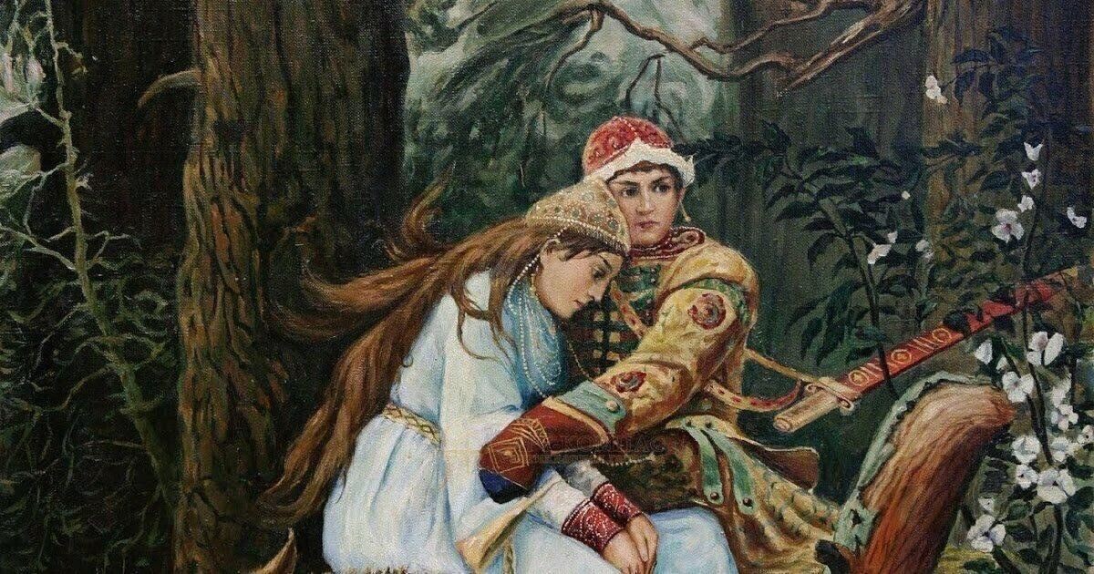 Виктор Васнецов. «Иван-Царевич на сером волке» (1889).