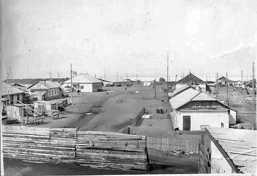 Посёлок Атарган, Ольский район, Магаданская область. 1972 год.