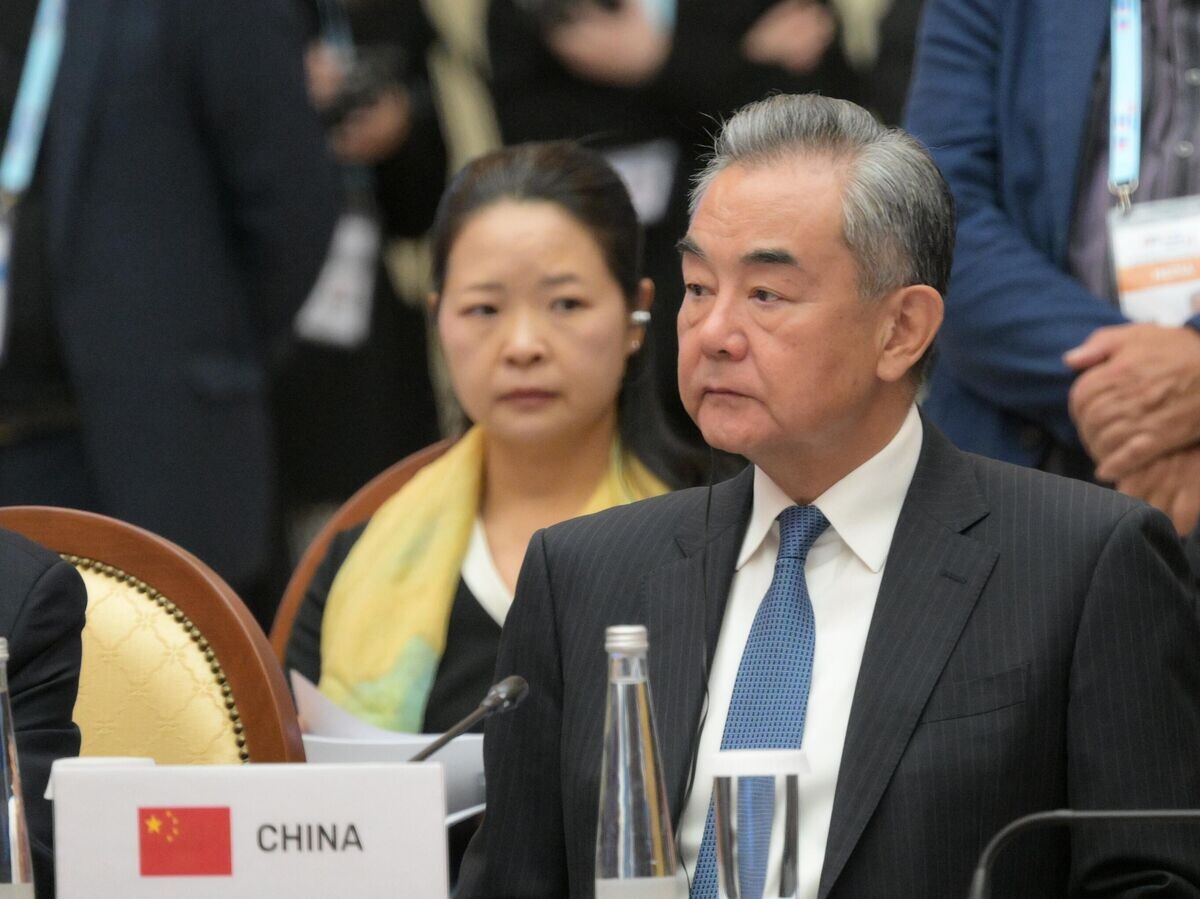    Министр иностранных дел КНР Ван И на встрече Высоких представителей государств БРИКС и БРИКС плюс, курирующих вопросы безопасности, в Санкт-Петербурге© Фотохост-агентство brics-russia2024.ru