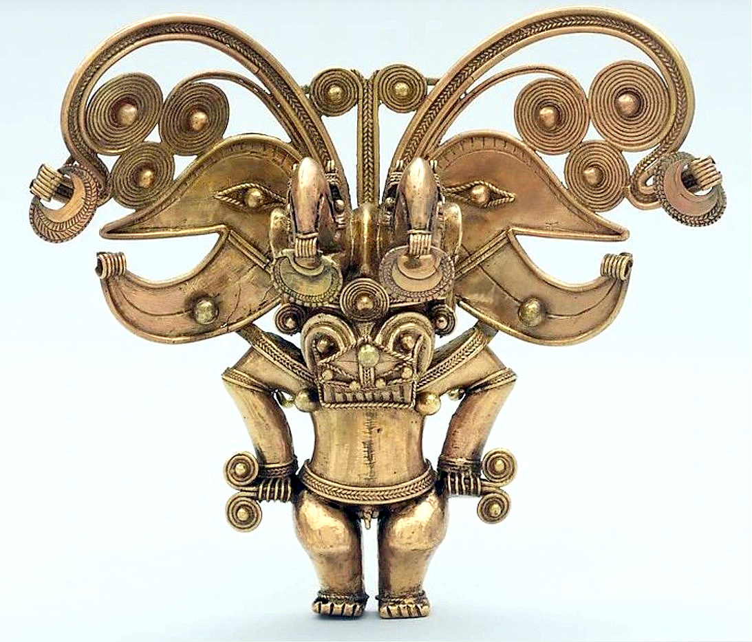                                            Культовое украшение «Золотой человек».