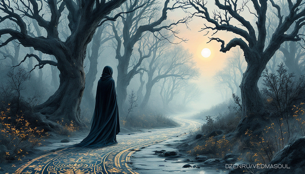 Авторское изображение @vedmasoul. Cгенерировано ИИ. Морок, непрогляд, порча