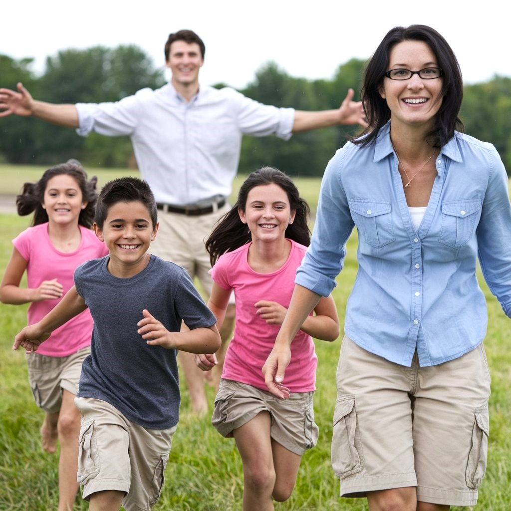 Счастливая семья. 